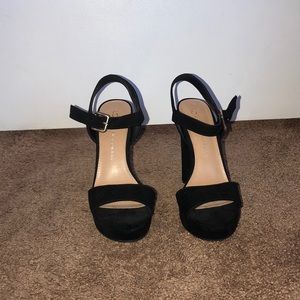 Black high heels